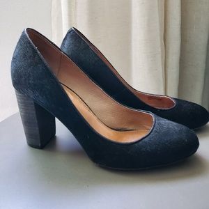Black Corso Como calfskin heels